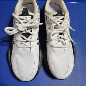 Puma RS-X White and Black Sneakers